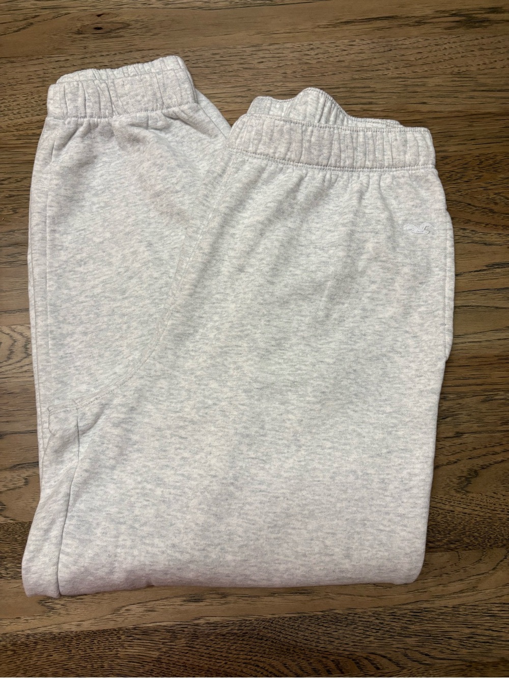Hollister Light Heather Gray Jogger Pants